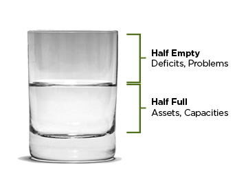 The glass is half-full